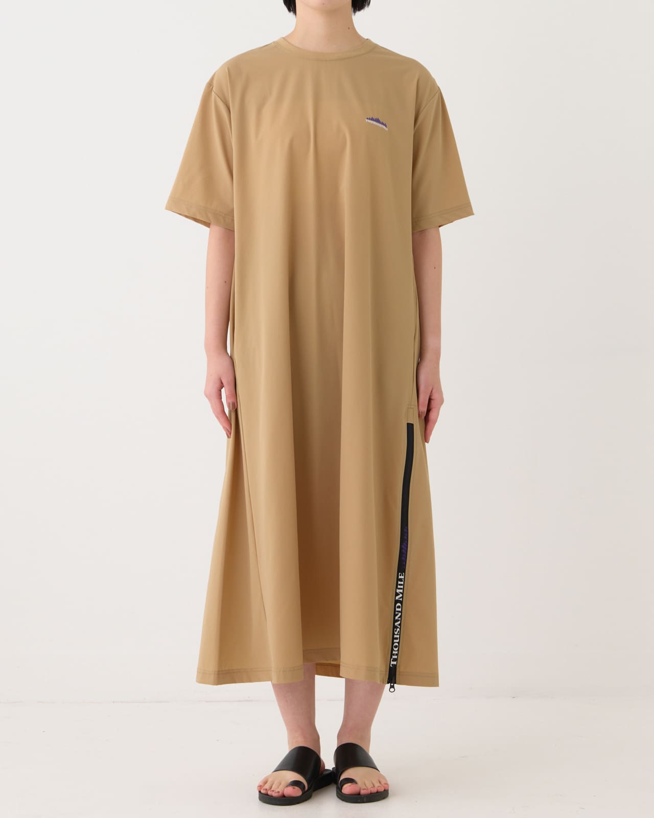 【L's】SHORT SLEEVE OP NYLON・POLYURETHANE/ショートスリーブ　ワンピース　ナイロン・ポリウレタン
