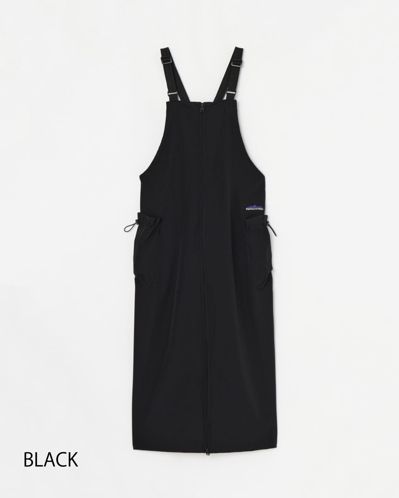 L's】FRONT ZIP SALOPETTE OP NYLON・POLYURETHANE/フロント