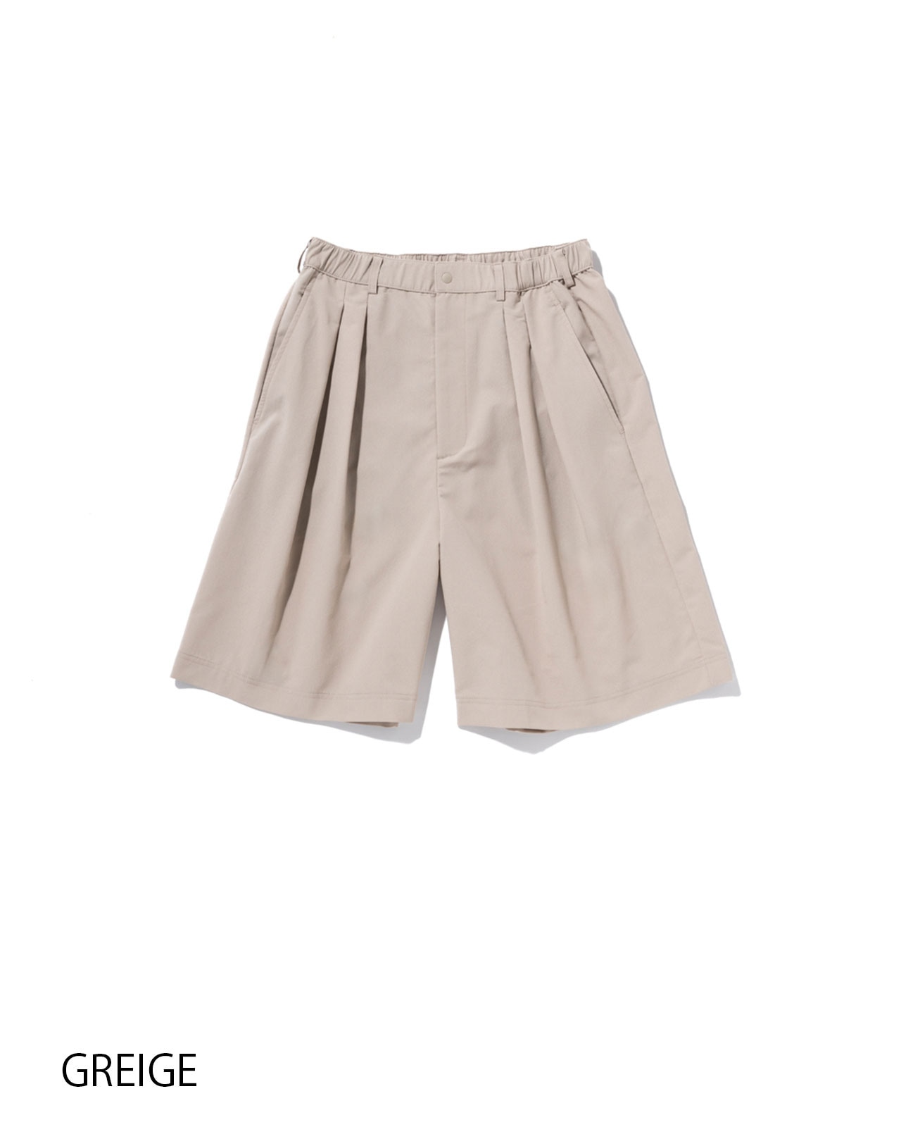 [L's]TUCK SHORT PANTS HIGH AIR PERMEABILITY/タックショートパンツ