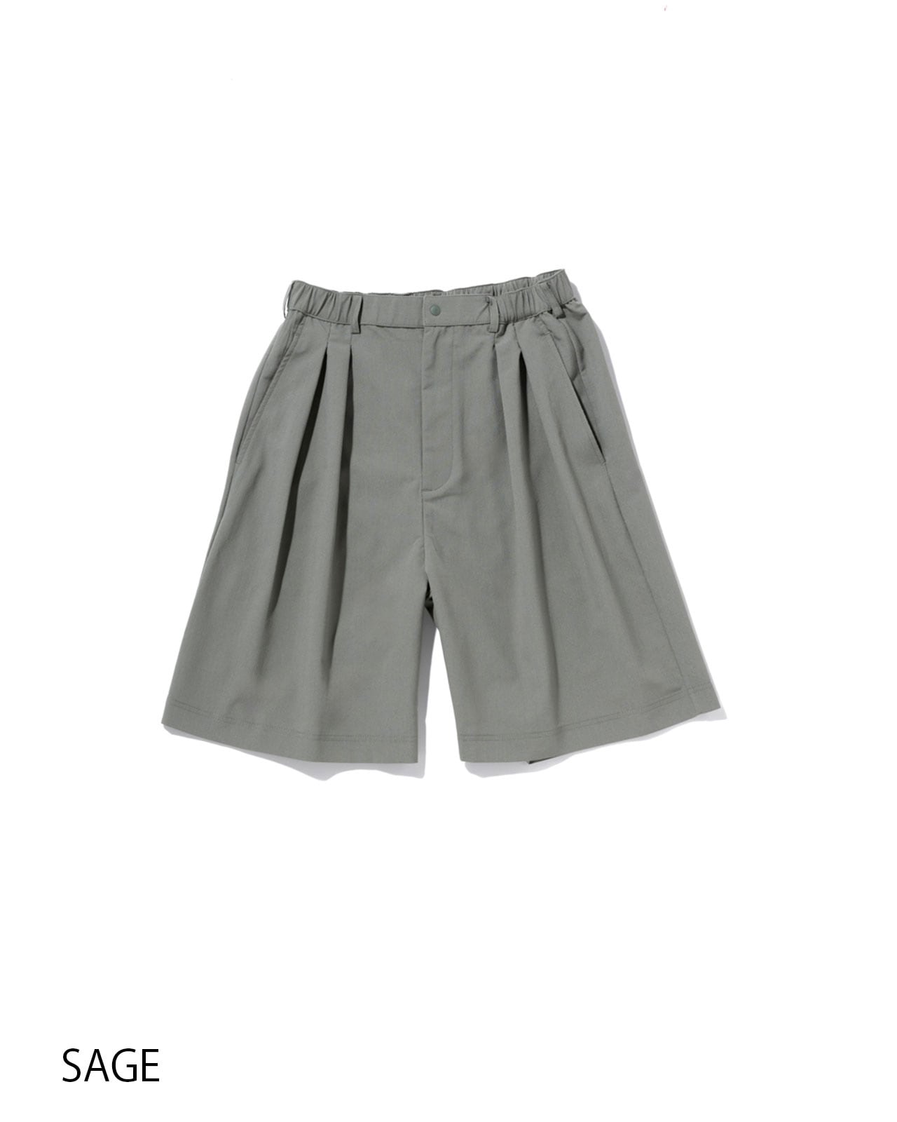 [L's]TUCK SHORT PANTS HIGH AIR PERMEABILITY/タックショートパンツ