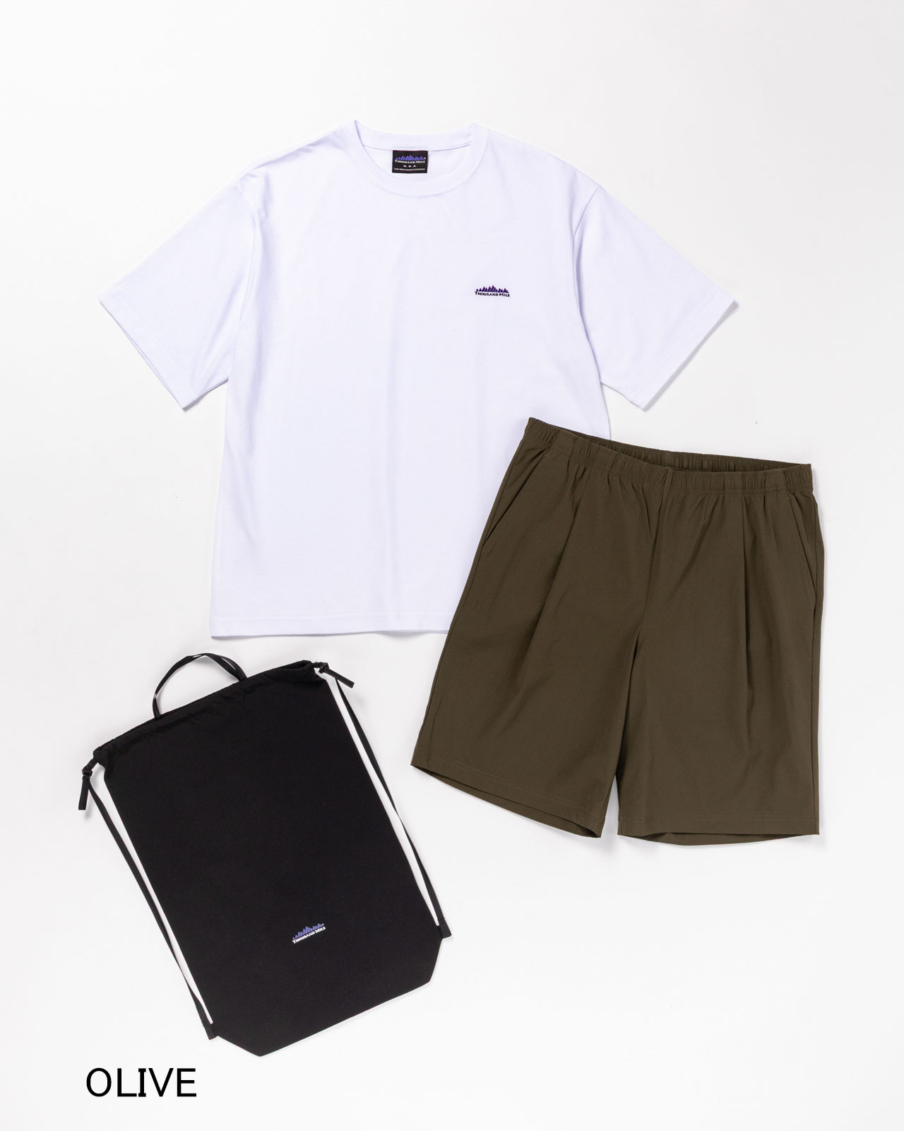 [M's]SHORT SLEEVE T-SHIRT & SHORT PANTS SET T/C JERSEY + NY/PU/ショートスリーブTシャツ&ショートパンツ セット
