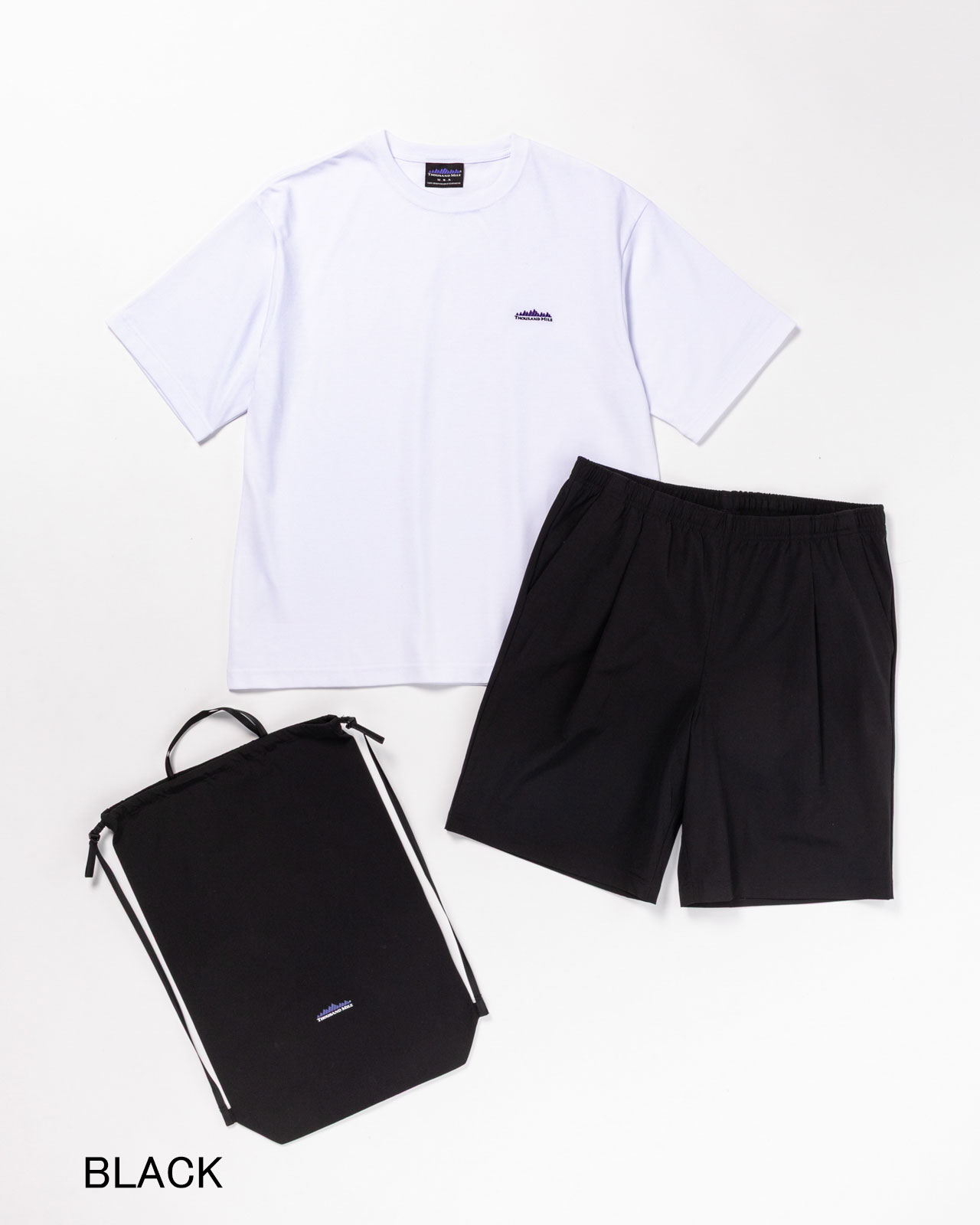 [M's]SHORT SLEEVE T-SHIRT & SHORT PANTS SET T/C JERSEY + NY/PU/ショートスリーブTシャツ&ショートパンツ セット