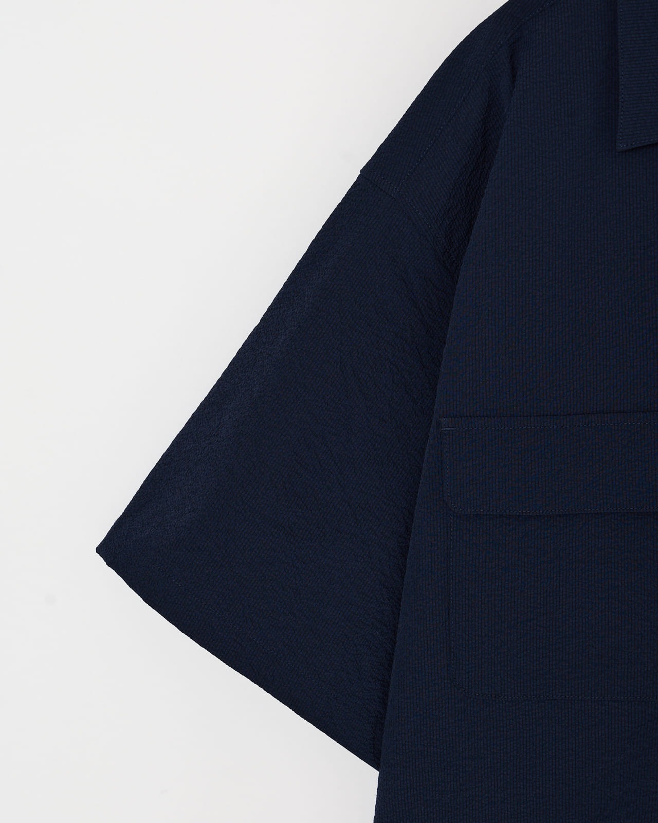 【M's】SHORT SLEEVE SHIRT SEERSUCKER/ショートスリーブシャツ　シアサッカー