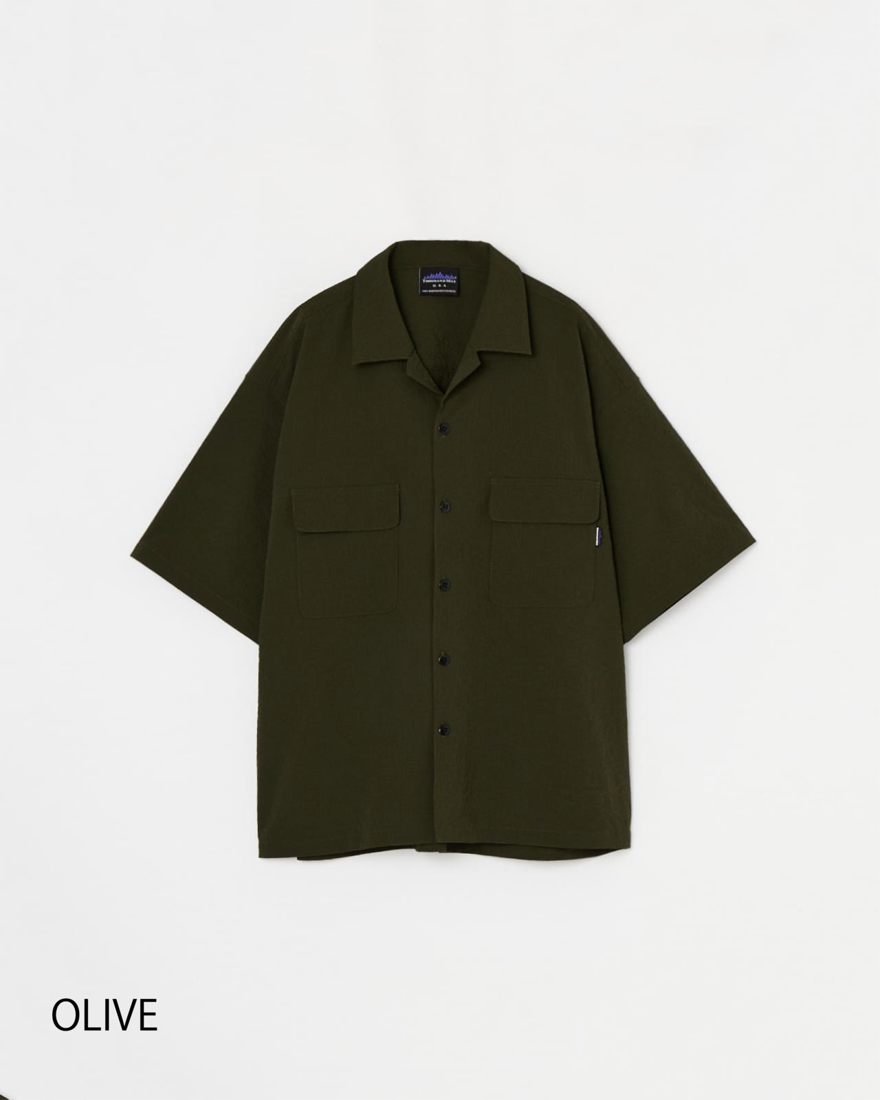 【M's】SHORT SLEEVE SHIRT SEERSUCKER/ショートスリーブシャツ　シアサッカー
