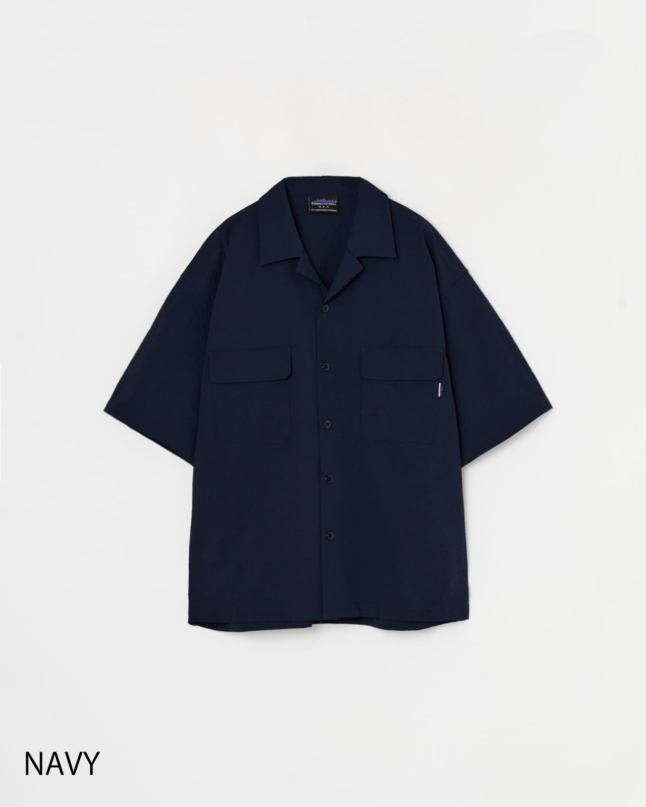 【M's】SHORT SLEEVE SHIRT SEERSUCKER/ショートスリーブシャツ　シアサッカー