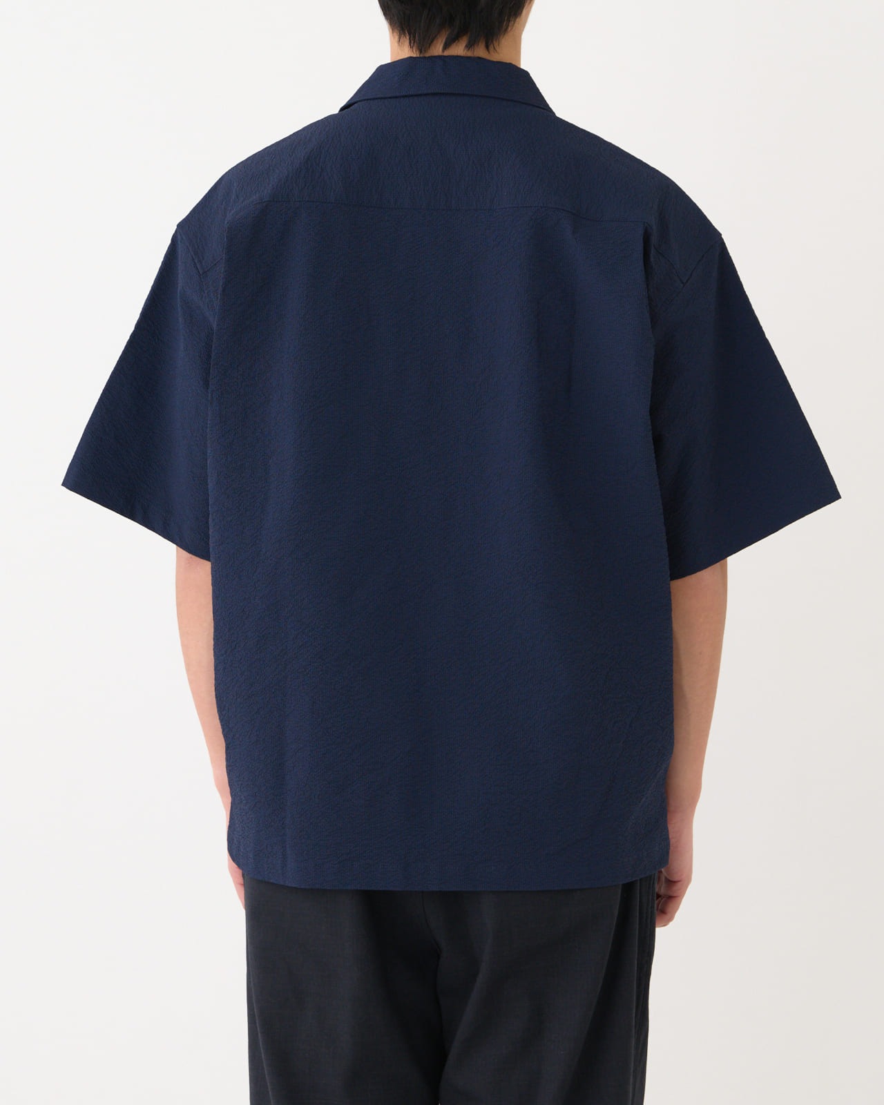 【M's】SHORT SLEEVE SHIRT SEERSUCKER/ショートスリーブシャツ　シアサッカー