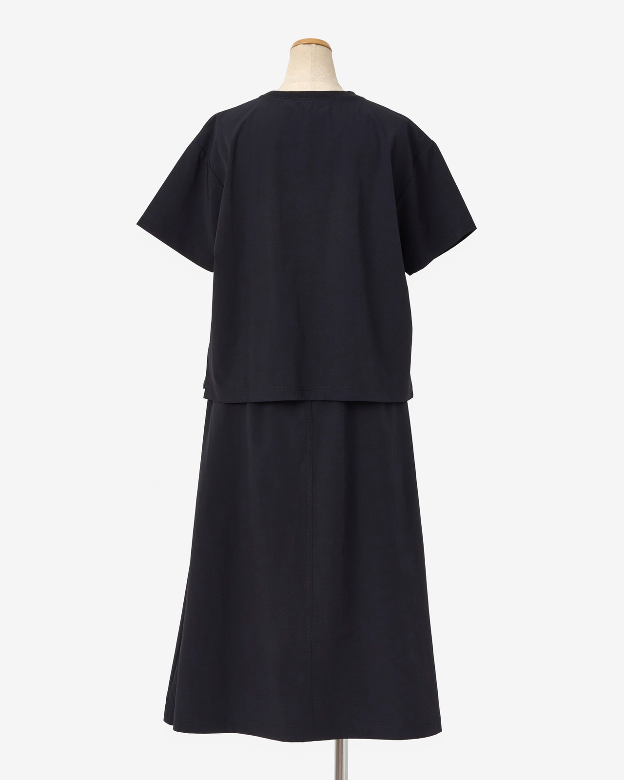 [L's]SHORT SLEEVE T-SHIRT & SKIRT SET NY/PU/ショートスリーブTシャツ＆スカートセット