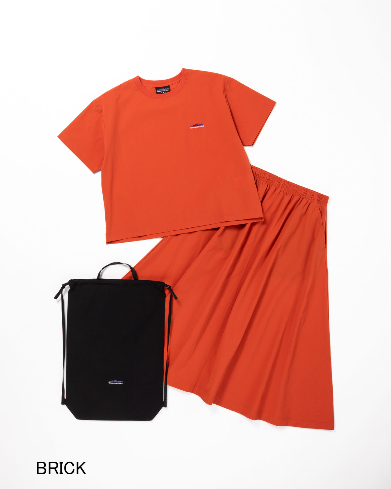 [L's]SHORT SLEEVE T-SHIRT & SKIRT SET NY/PU/ショートスリーブTシャツ＆スカートセット