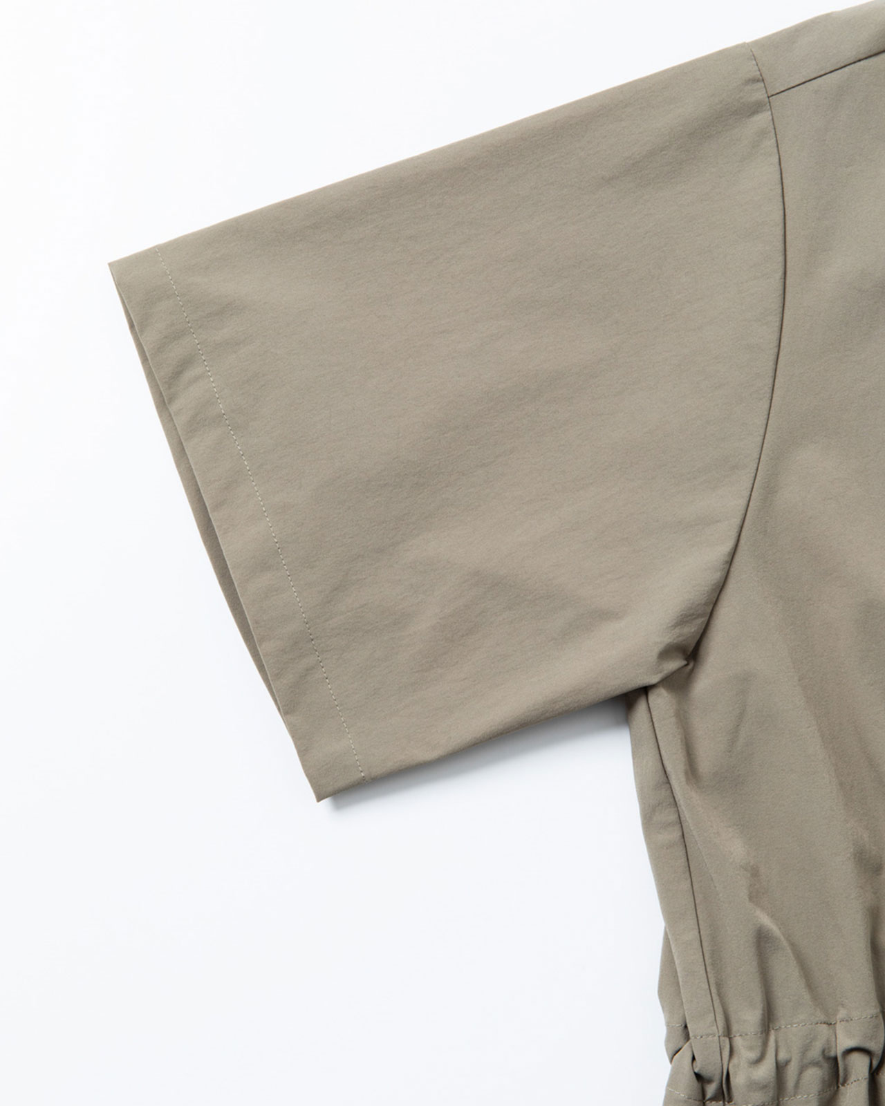 [L's]SHORT SLEEVE SNAP OP NY/PU/ショートスリーブスナップワンピース