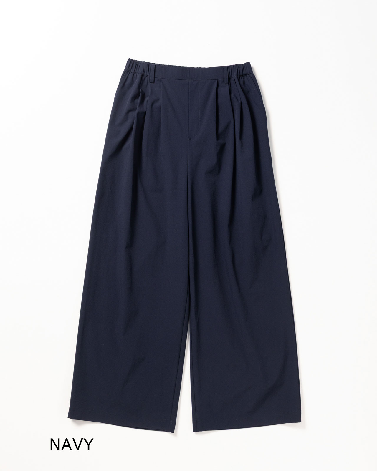 [L's]LONG WIDE PANTS NY/PU/ロングワイドパンツ