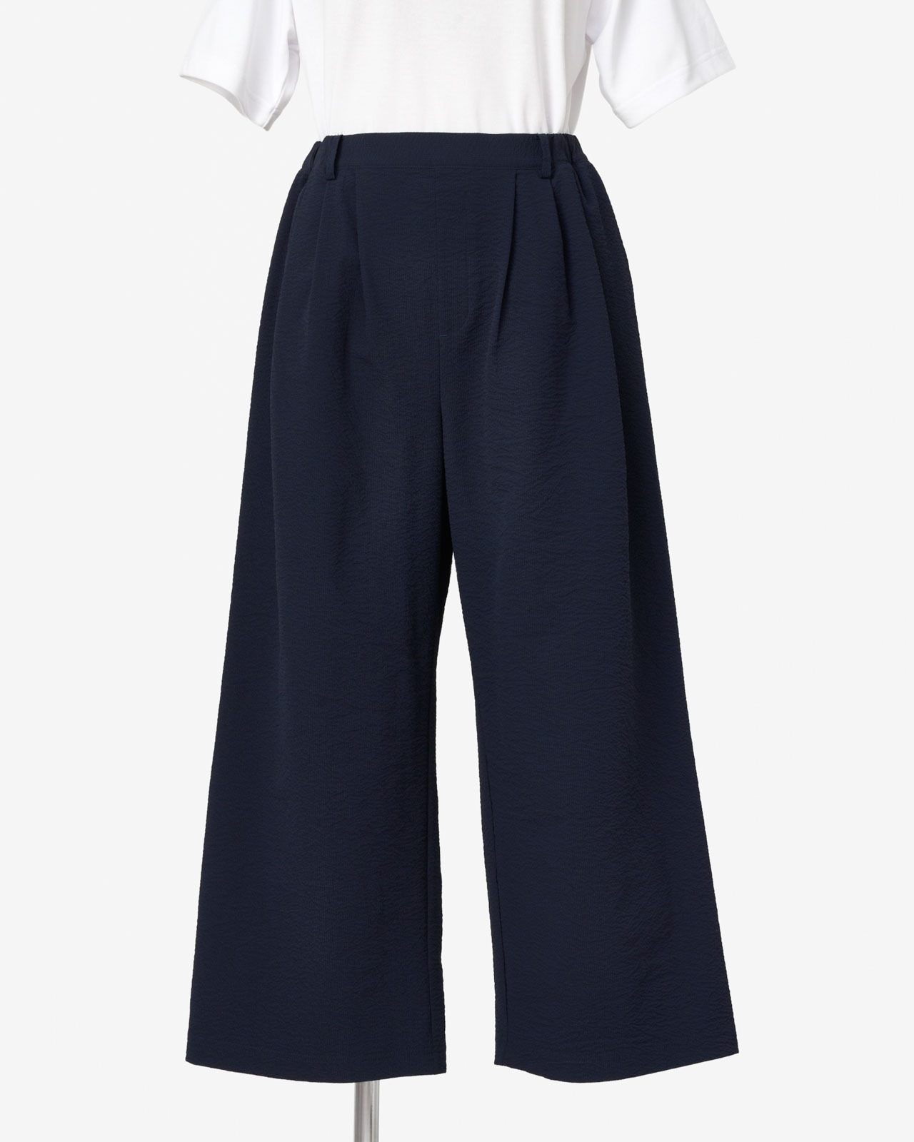 [L's]LONG WIDE PANTS NY/PU/ロングワイドパンツ