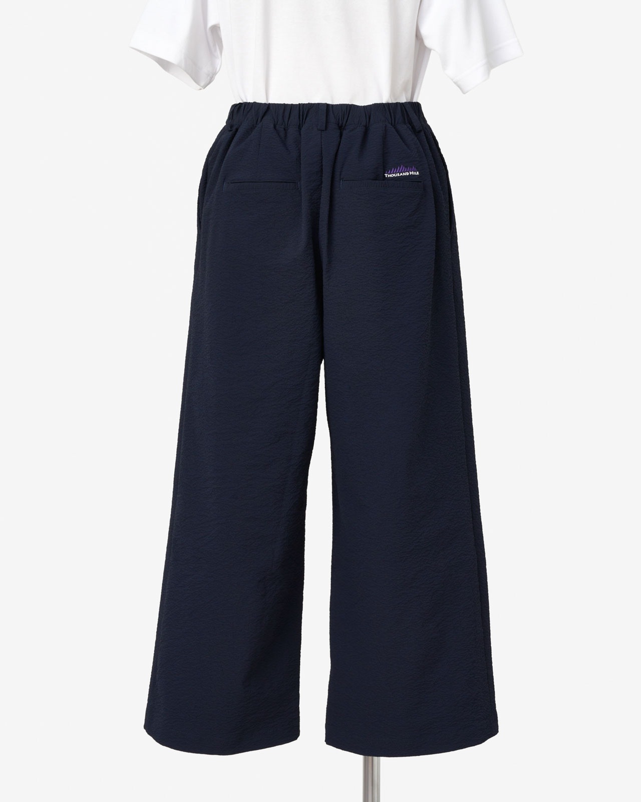 [L's]LONG WIDE PANTS NY/PU/ロングワイドパンツ
