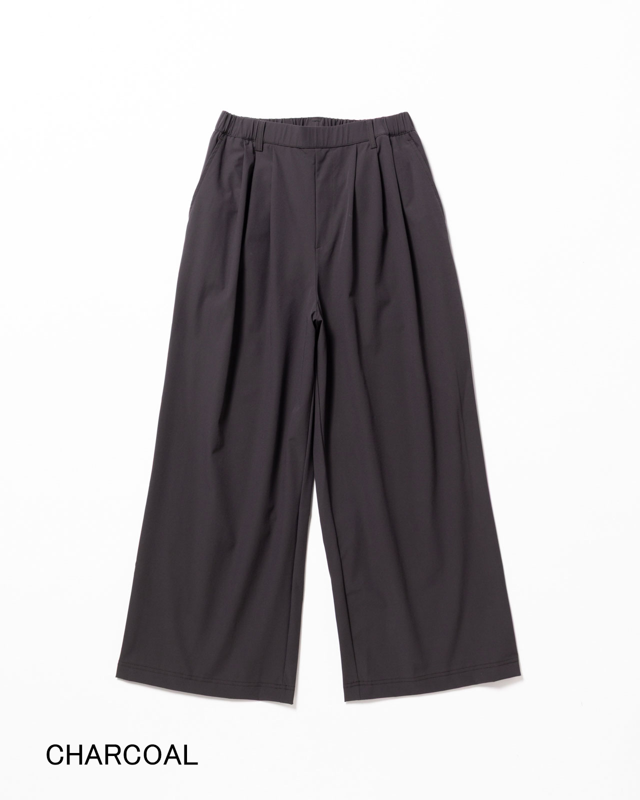 [L's]LONG WIDE PANTS NY/PU/ロングワイドパンツ