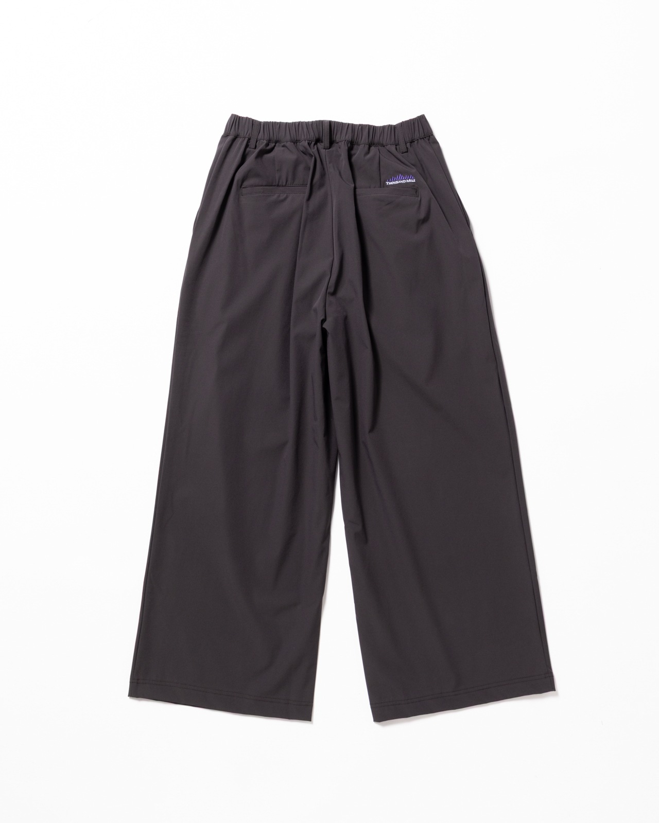 [L's]LONG WIDE PANTS NY/PU/ロングワイドパンツ
