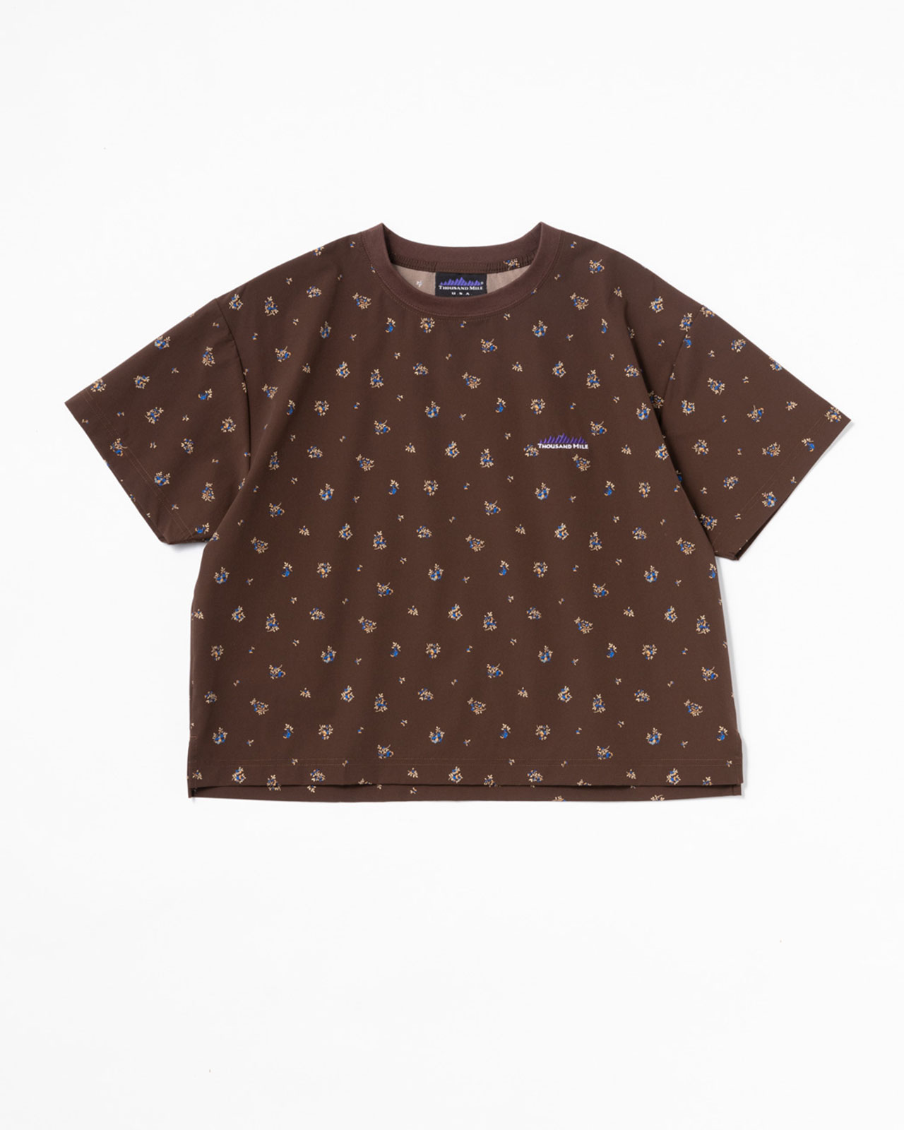 [L's]SHORT SLEEVE T-SHIRT & SKIRT SET NY/PU PRINT/ショートスリーブTシャツ＆スカートセット プリント