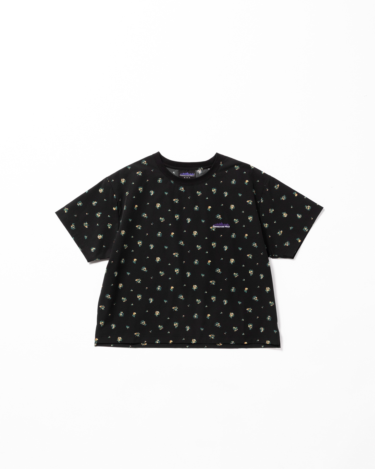 [L's]SHORT SLEEVE T-SHIRT & SKIRT SET NY/PU PRINT/ショートスリーブTシャツ＆スカートセット プリント