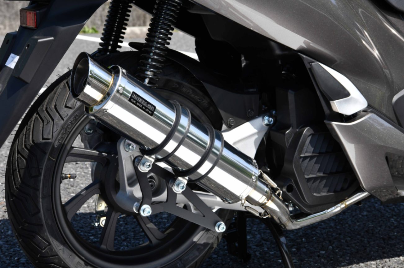 ビームス PCX125 2BJ-JF81 R-EVO2 ステンレスサイレンサー PCX125（2BJ-JF81） R-EVO2 マフラー ステンレスサイレンサー 政府認証