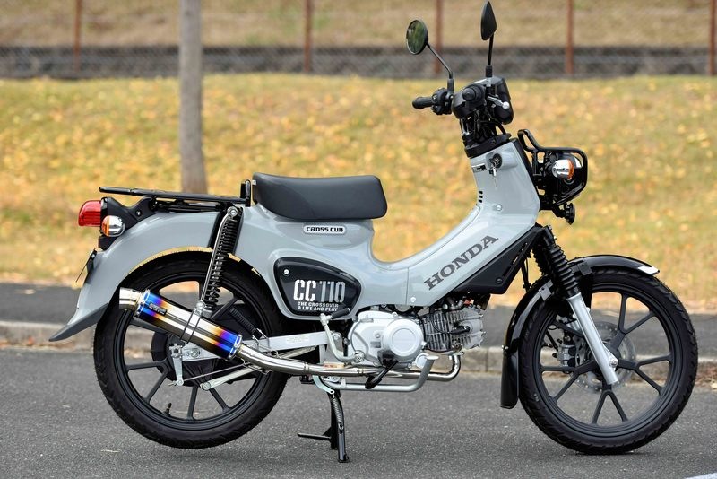 ビームス クロスカブ110 (8BJ-JA60) R-EVO チタンサイレンサー ダウン
