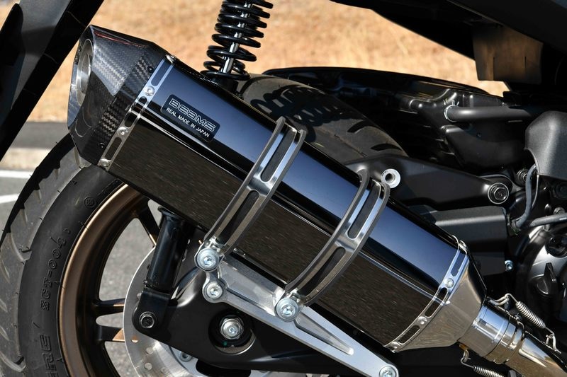 フォルツァ250 MF17 BEAMSマフラー　ビームス　スーパーメタルブラック BEAMS（ビームス） バイク マフラー フォルツァ 2023〜 8BK-MF17 GT