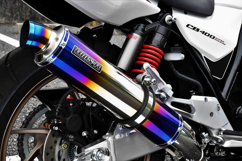 BEAMS サイレンサー　CB400Sf NC42 BEAMS（ビームス） バイク マフラー CB400SB/SF 2BL-NC42 R-EVO ヒート