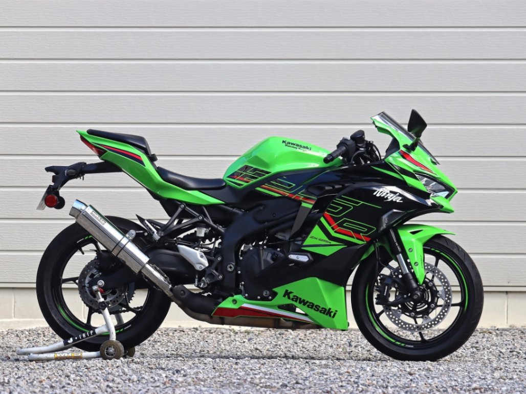 WR'S ZX-25R SE (8BK-ZX250H) スリップオン ラウンドタイプ ステンレス