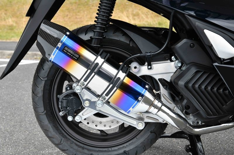 【廃番品】電動ジェームス 自動走行可 ビームス PCX125 (8BJ-JK05) CORSA-EVOⅡヒートチタンサイレンサー