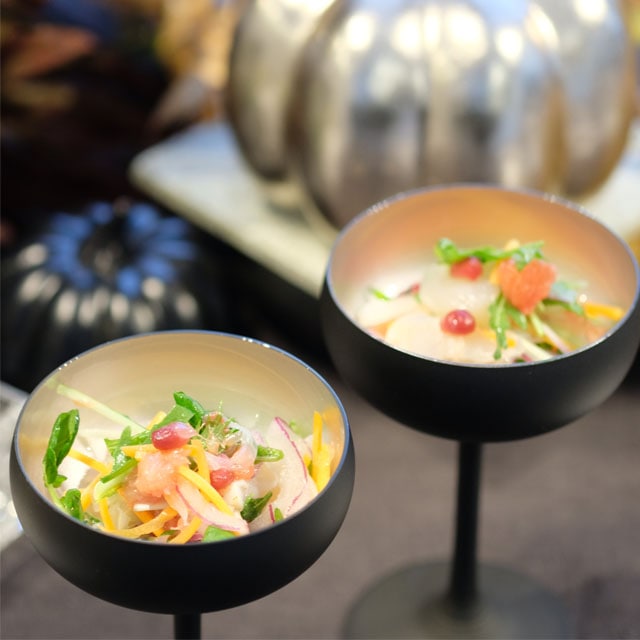 ドイツ製　ソーサー　マットブラック×ゴールド　