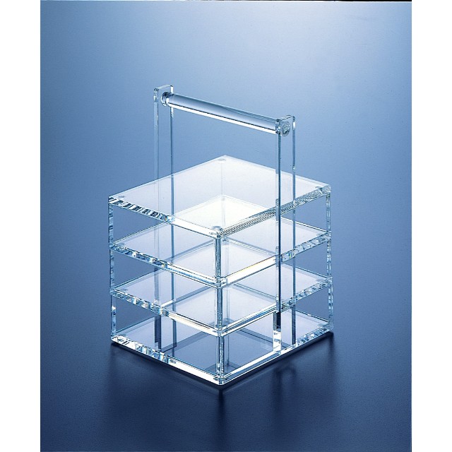 モダンアクリル重箱　クリア