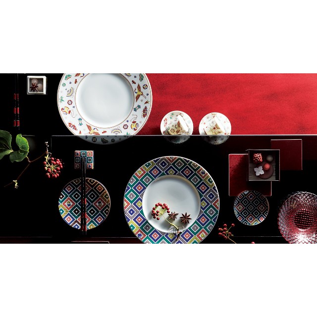 九谷焼 お多福置物 高さ約80cm つら 