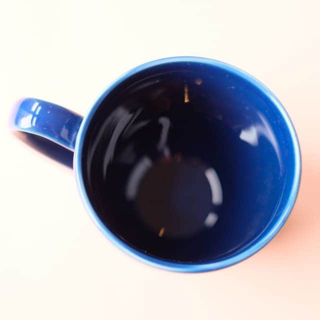 波佐見焼　ルリ釉　しのぎ　マグカップ