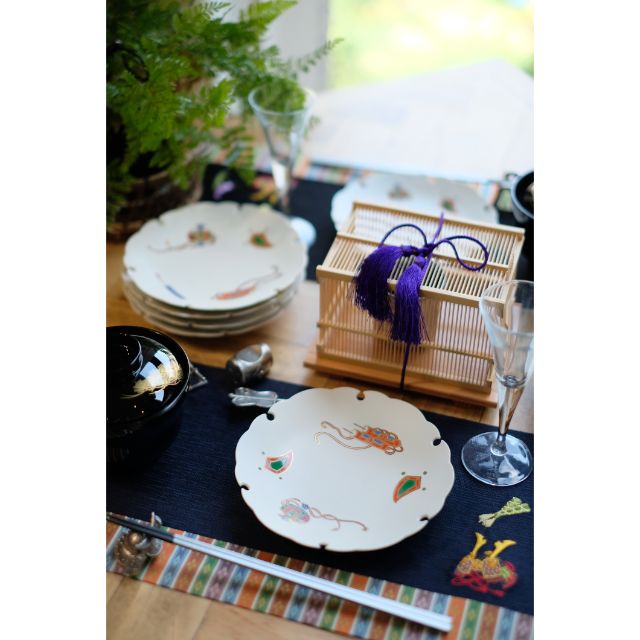 蝶屋敷 ランチョンマットセット ランチョンマット KIRI Place Mat（2枚組）【ブラック】《1枚の