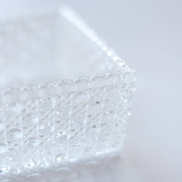 籠目 ガラス向付 ｜ 四季折々のおしゃれな和食器通販サイトFOURGRACE