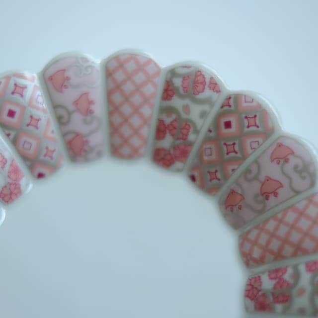 波佐見焼　花離宮　15cm丸皿