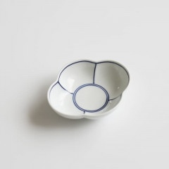 有田焼　渕錆刷毛朱ライン　角向付　業務用　10枚 有田焼渕錆刷毛朱ライン角向付業務用10枚