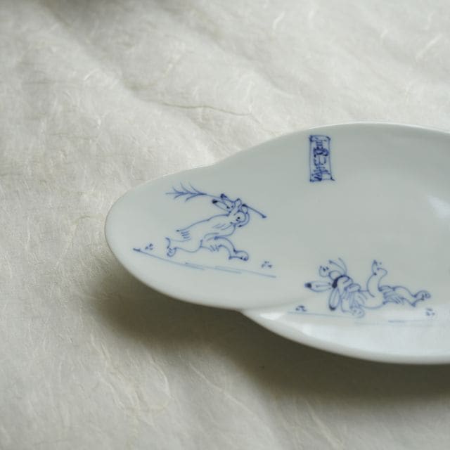 波佐見焼 高山寺 雲型皿大 ｜ 四季折々のおしゃれな和食器通販サイト