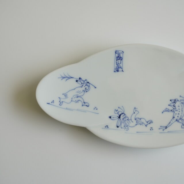 波佐見焼　高山寺　雲型皿大