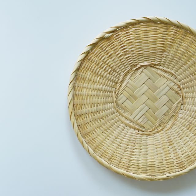 細編みそばざる　7寸