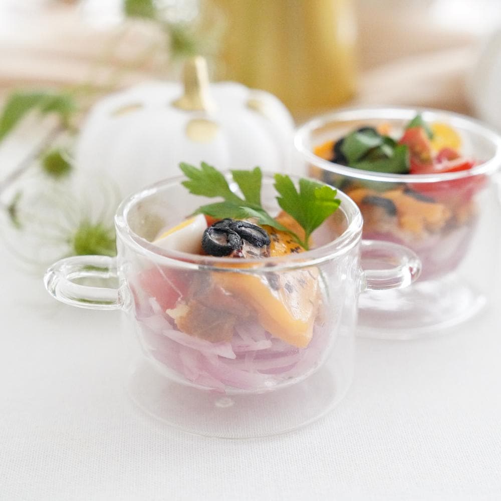 ガラススープカップ　ラウンドポットS