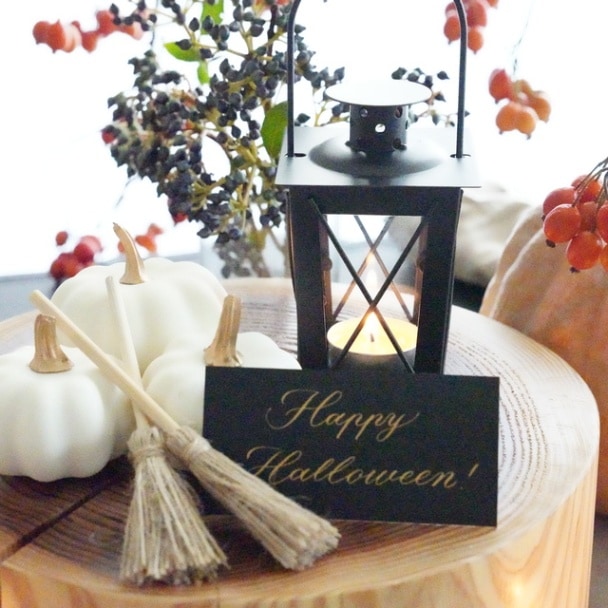 ミニパティオランタン　ブラック