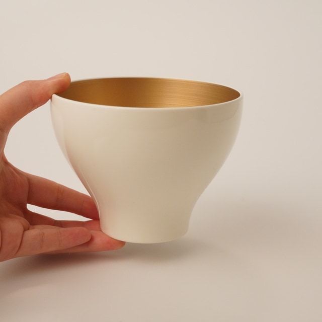 越前塗　カップＬシャンパンゴールド