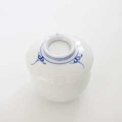 波佐見焼 渕瓔珞（青）むし碗 ｜ 四季折々のおしゃれな和食器通販