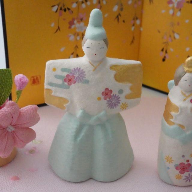 ちぎり和紙　遙花(はるか)立雛