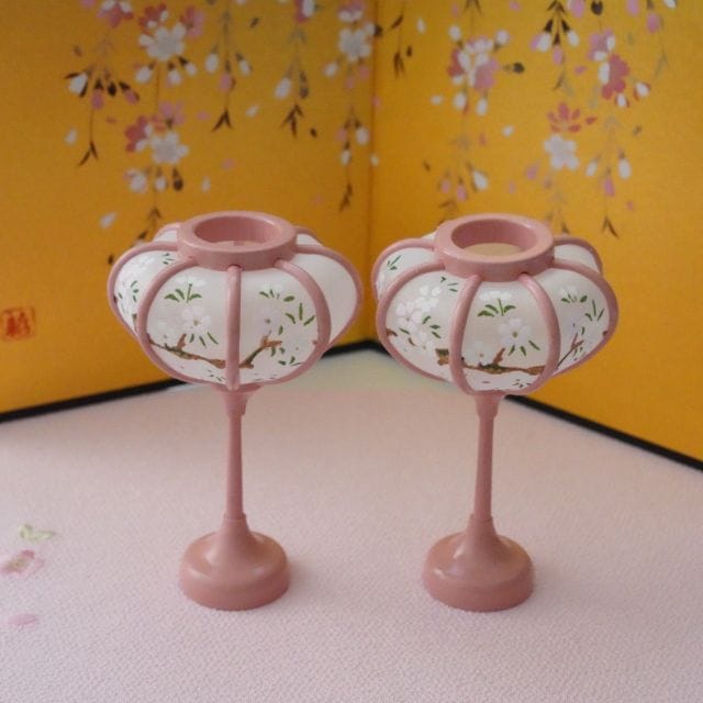 ピンク　9cm塗りボンボリ　2個セット