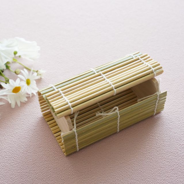 竹製　簾弁当箱　（小）