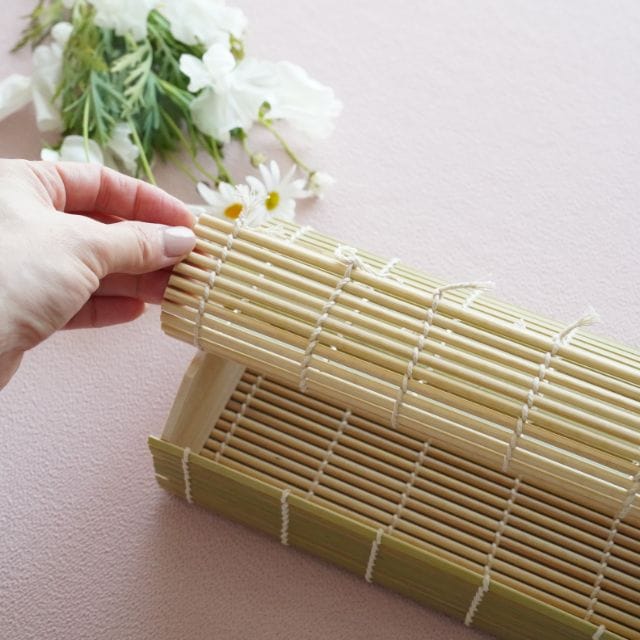 竹製　簾弁当箱　（小）