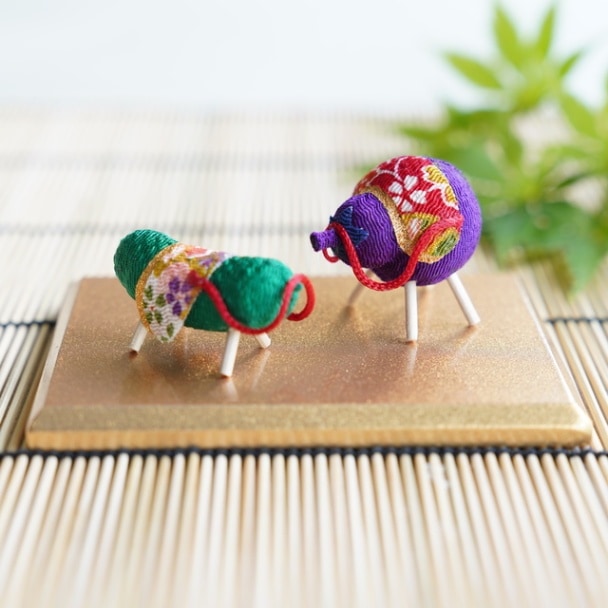 ちりめん精霊馬　雅(ミニ)