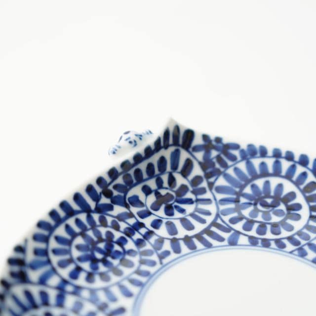 波佐見焼 蛸唐草 一閑人銘々皿 ｜ 四季折々のおしゃれな和食器通販