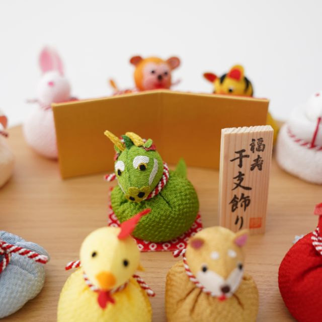 ちりめん細工 和風飾り物 セット　12点　一年中 ちりめん細工 和風飾り物 セット12点一年中
