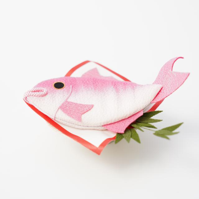 京ちりめん飾り　「おめで鯛」