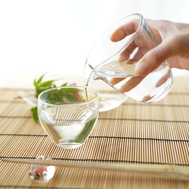 手びねり硝子 片口フリーカップ 220ml